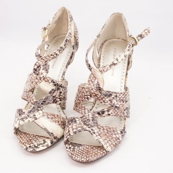 Adrienne Vittadini Geraldine Strappy Sandal Heels, Size 8.5 - Picture 2 of 11